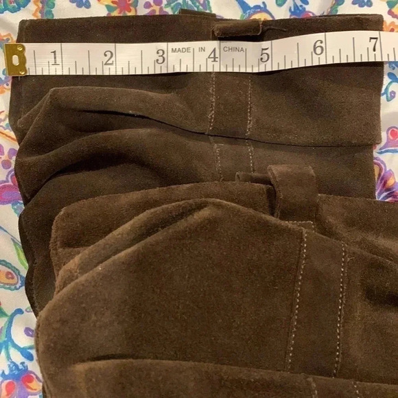 Via Spiga Brown Suede Boots Sz 10 - Picture 9 of 10